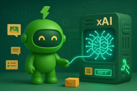 xAi and Shopify Integration banner Mr Arigato the robot connects to xAI and Shopify